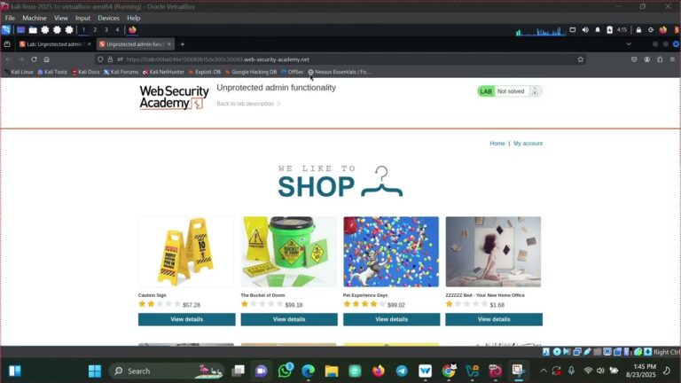 PortSwigger Lab: Unprotected Admin Functionality | Delete Carlos | Web Security Walkthrough