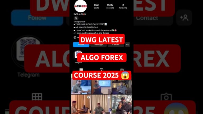 😱 DWG LATEST ALGO FOREX COURSE | DWG LATEST ALGO FOREX COURSE  LEAKED #forexalgorithm