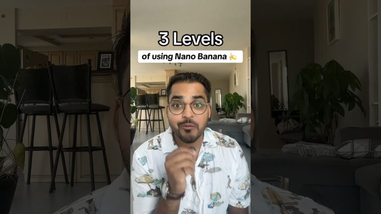 3 levels of using Nano Banana 🍌 (9 insane examples) #nanobanana #aitools