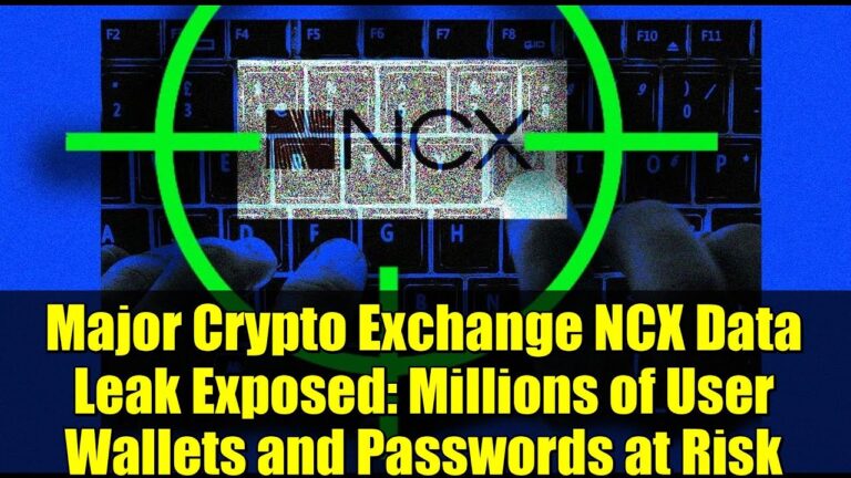 Major Crypto Exchange NCX Data Leak Exposed: Millions of User Wallets and Passwords at Risk