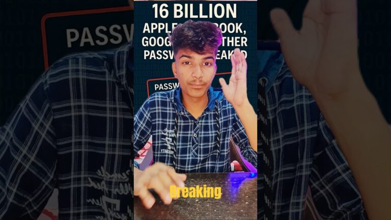 16 Billion Instagram, Facebook, Google And Other Passwords Leaked #shorts