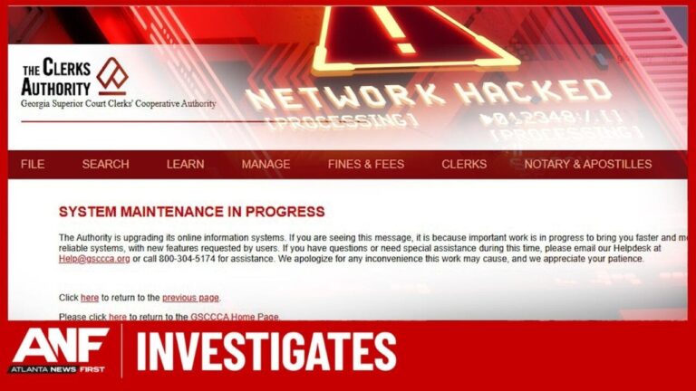 Georgia Superior Court Clerks’ Authority experiencing cybersecurity threat