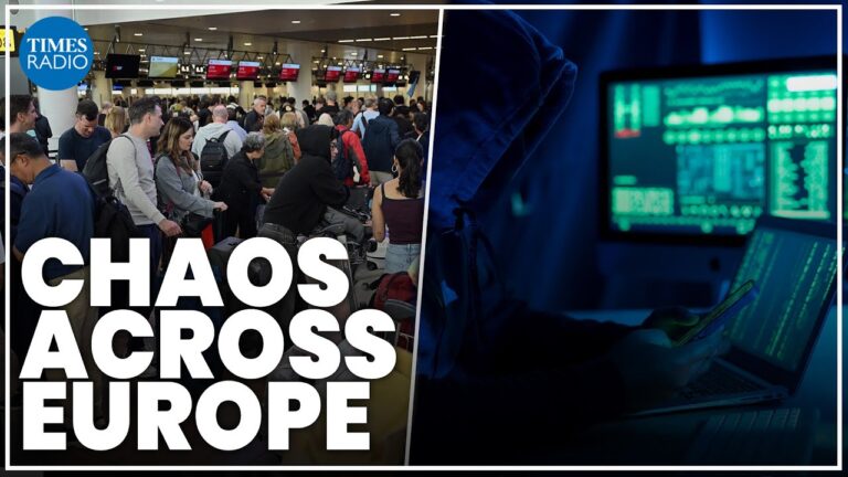 Cyber attack causes airport chaos to ‘ripple across Europe’