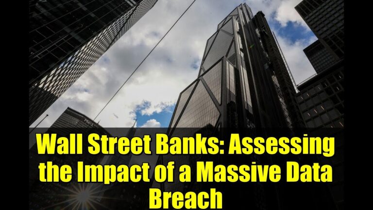 Wall Street Banks: Assessing the Impact of a Massive Data Breach