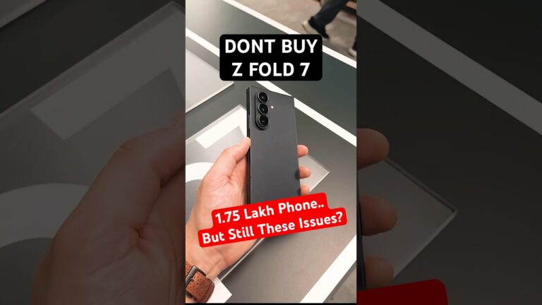This Samsung Z Fold 7 problem will make you think twice before buying!