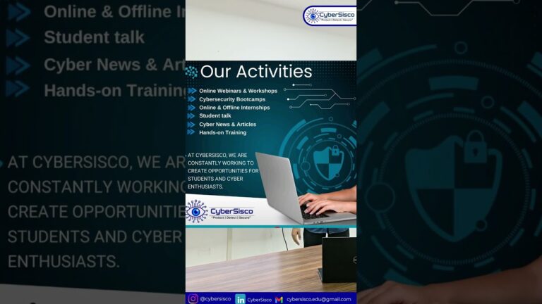 Introduction to Cybersisco @cybersisco #cybersecurity #cybercrime #digitalforensics #databreach