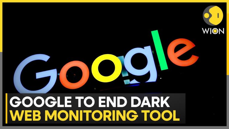 Google To Shut Down ‘Dark Web Report’ Feature | WION