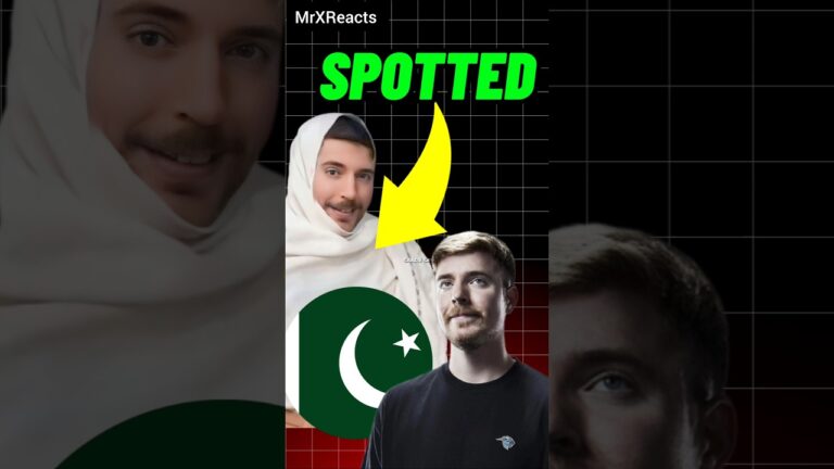 MrBeast Spotted in Pakistan 😱😂 #mrbeast #pakistan #india #shorts