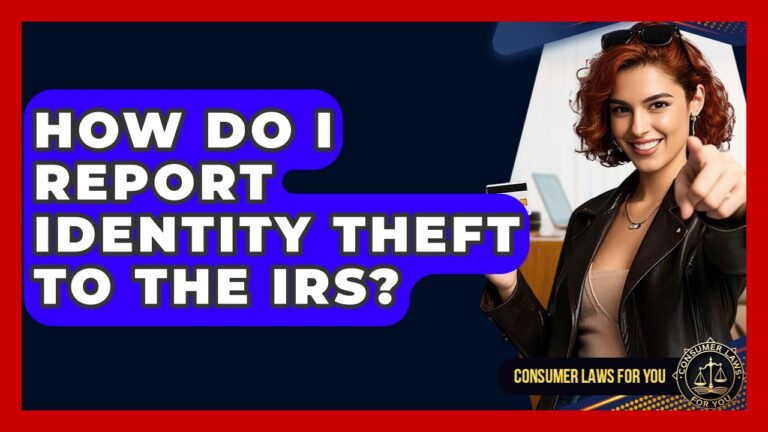 How Do I Report Identity Theft To The IRS? – Consumer Laws For You