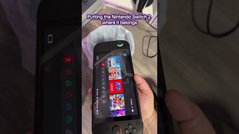 Putting the Nintendo Switch 2 where it belongs